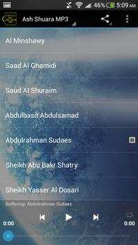 Surah Ash Shuara MP3 4 تصوير الشاشة