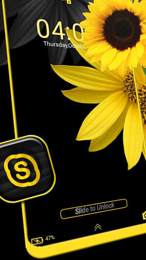 Sunflower Launcher Theme screenshot 4