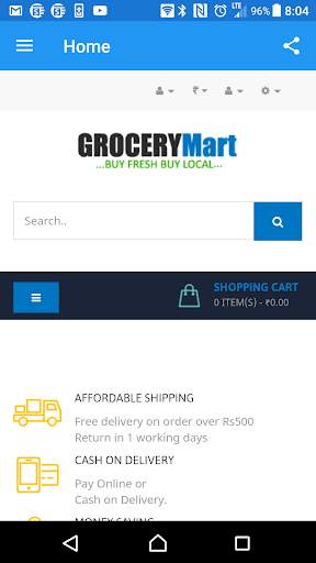 Haritmart - Online Grocery Shopping Mart App screenshot 1