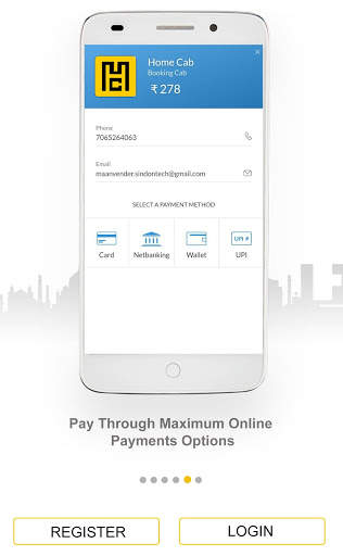 Home Cabs: Taxi Cab Service screenshot 6