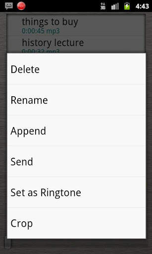 HQ Voice Recorder Lite screenshot 3