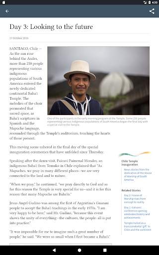 Bahá’í World News Service (BWN screenshot 13