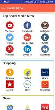 Social Turbo screenshot 1