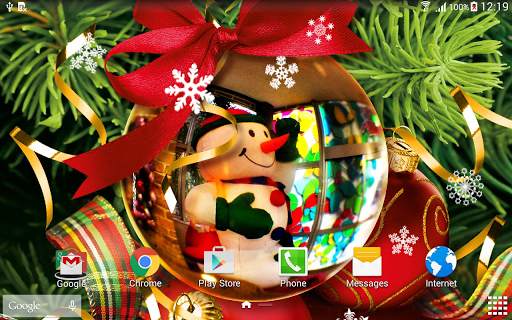 Snowman Live Wallpaper screenshot 8