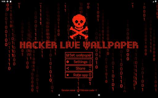 Hacker Live Wallpaper Matrix screenshot 2