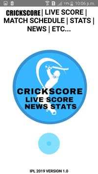 CRICKSCORE 2019 | LIVE SCORE, MATCH SCHEDULE, NEWS screenshot 7