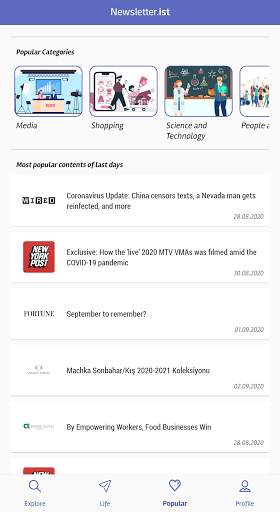 Newsletter.ist - Reading App 5 تصوير الشاشة