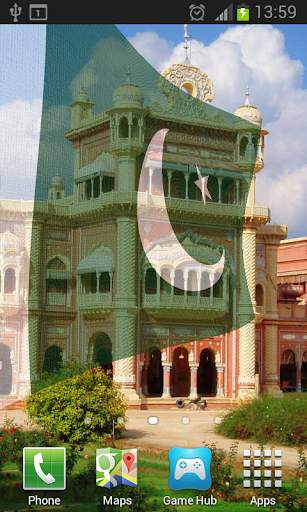 Pakistan Flag Live Wallpaper screenshot 1