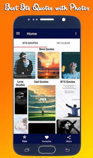 Best BTS Qoutes with HD Photos screenshot 4