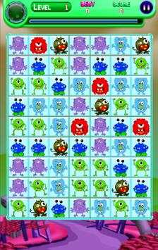 Funny Monster Match 3 Puzzle screenshot 2