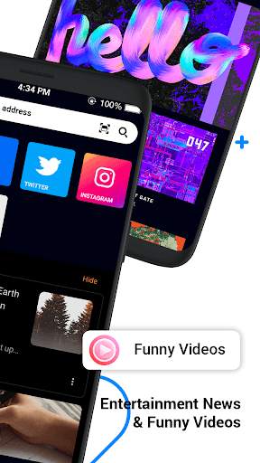 Web browser for android скриншот 2