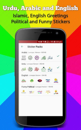 Stickers for Whatsapp: English, Urdu & Arabic screenshot 3