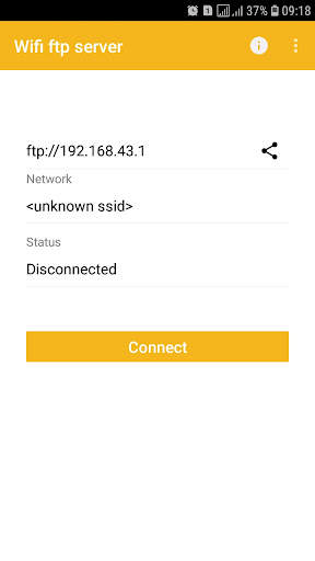 Wifi ftp server screenshot 1