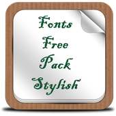 Fonts Free Pack Stylish icon