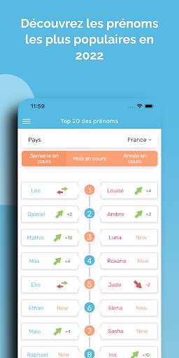 Prénom de bébé à 2 screenshot 4