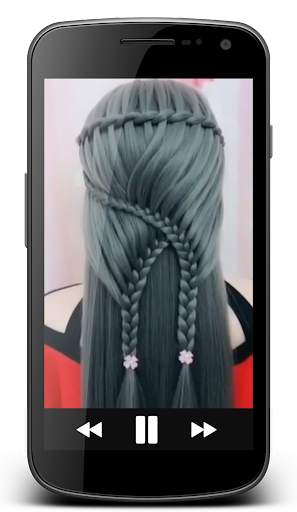Long Hairstyle - Video Step By Step Offline screenshot 2