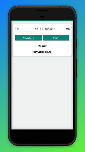 Mb to Gb Converter calculator screenshot 3
