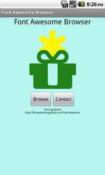 Font Awesome Browser screenshot 1