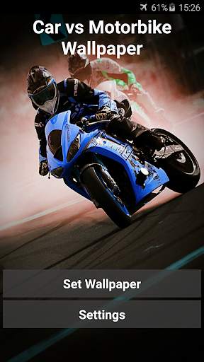 Car vs. Motorbike Wallpaper screenshot 1