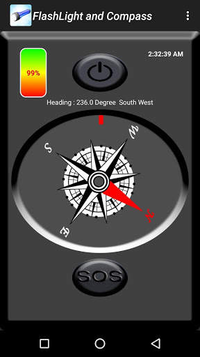 Flashlight and Compass   SOS screenshot 5