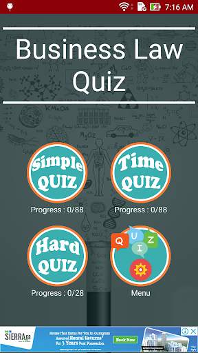 Business Law Quiz screenshot 1
