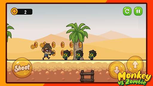 Monkey Vs Zombie 🐵⚔️👽 screenshot 5