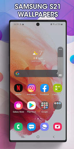 Samsung S21 theme, Launcher for Galaxy S21 Ultra screenshot 2