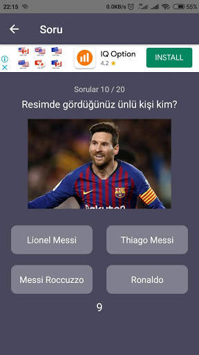 Quiz Uygulaması Ünlüler screenshot 2