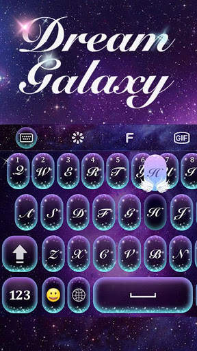 Galaxy Emoji Keyboard Theme स्क्रीनशॉट 1