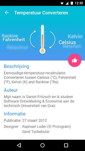 Temperatuur Converter screenshot 3