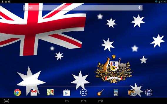 Australia Flag LWP screenshot 3