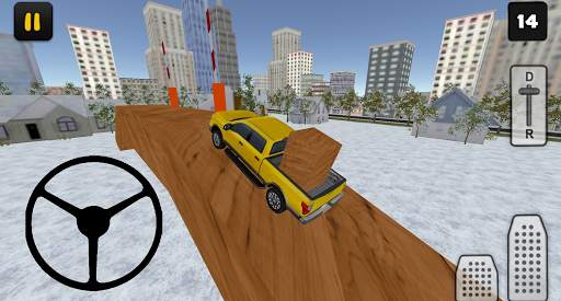 Car Cargo Transport 3D: Winter Edition screenshot 2