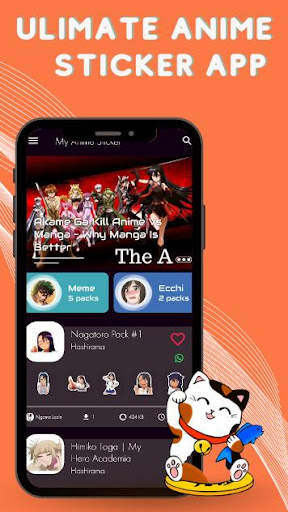 Anime Stickers For WhatsApp, Telegram, and Signal screenshot 1