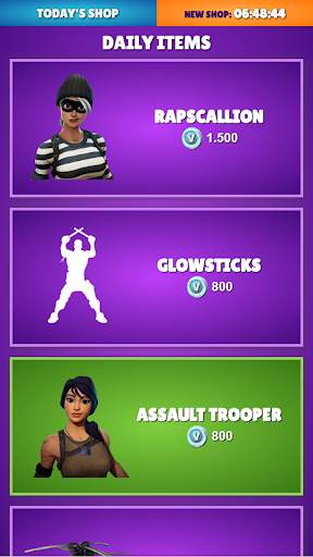 Daily Shop from Battle Royale 【 New Season 】 screenshot 4