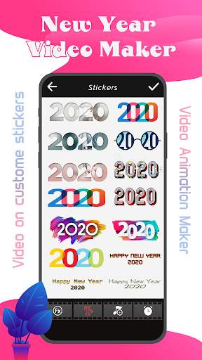 Happy New Year Photo Video Maker 2020 screenshot 3