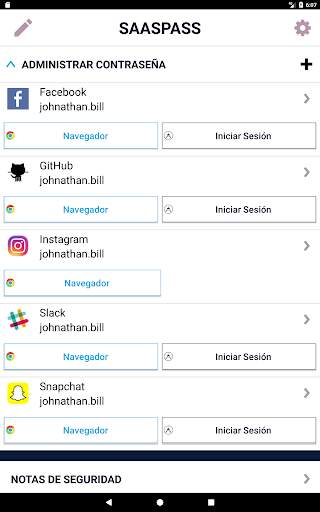 SAASPASS Autenticador Administ screenshot 11