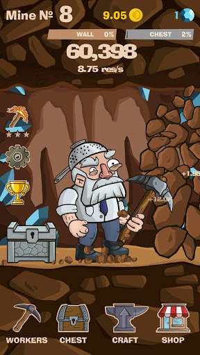 SWIPECRAFT - Idle Mining Game screenshot 2