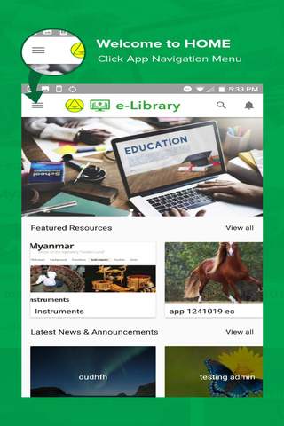 E-Library for Myanmar Education Colleges скриншот 2