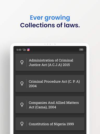 Nigerian Law App 13 تصوير الشاشة