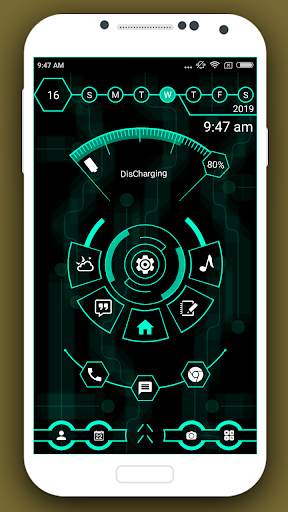 Hi-tech unique launcher 2 - 2019 - hitech theme screenshot 4