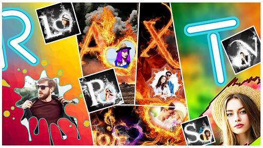 3d Fire Text : Smoke Fire Text Photo Frame Effect screenshot 6
