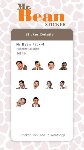 WAStickerapps Funny Comedy Stickers (Mr.Bean) screenshot 3