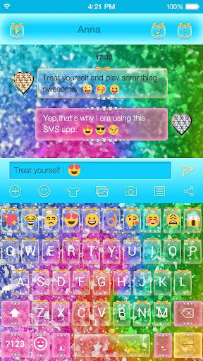 Flash Star Emoji Keyboard screenshot 1