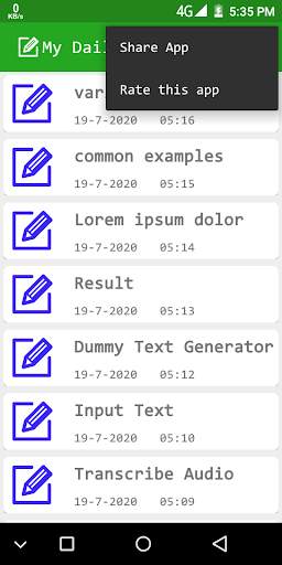 My Daily Note screenshot 2