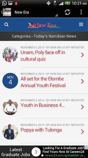 Namibian Newspapers screenshot 3