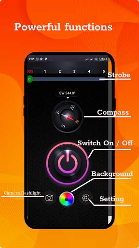 Flash light - Flashlight App Free screenshot 6