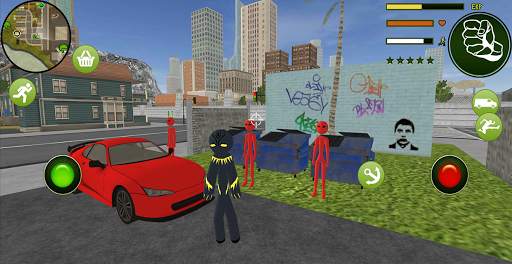 Spider Stickman Panther Rope H स्क्रीनशॉट 3