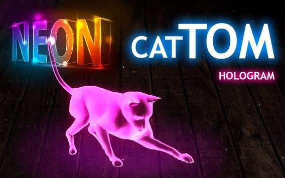 Neon Cat Tom Hologram screenshot 1