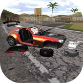 Raging Car Driving 3D logo