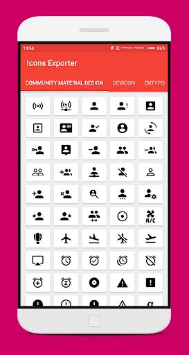 Icons Exporter 3 تصوير الشاشة